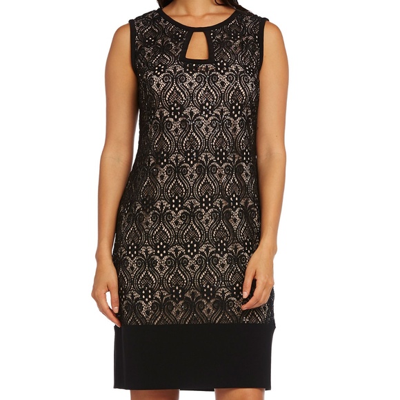 R&M Richards Dresses & Skirts - Black Cocktail Semi Formal Dress Size 12